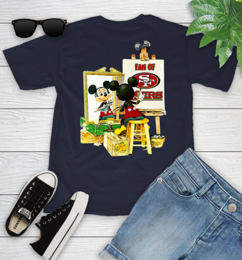 NFL Football San Francisco 49ers Mickey Drawing Shirt 95