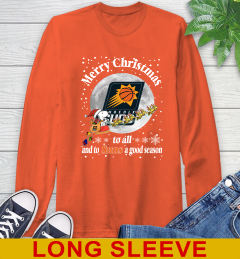 Phoenix Suns Merry Christmas To All And To Suns A Good Season NBA Basketball Sports Long Sleeve T-Shirt 4