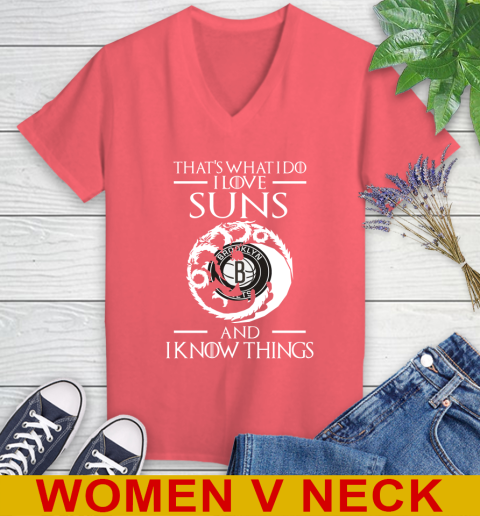 Brooklyn Nets NBA Basketball That's What I Do I Love My Team And I Know Things Game Of Thrones 78