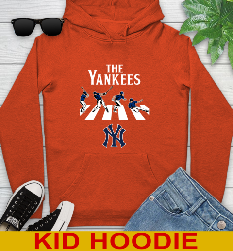 MLB Baseball New York Yankees The Beatles Rock Band Shirt Youth Hoodie 4