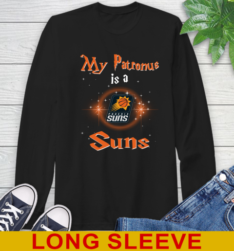 NBA Basketball Harry Potter My Patronus Is A Phoenix Suns Long Sleeve T-Shirt