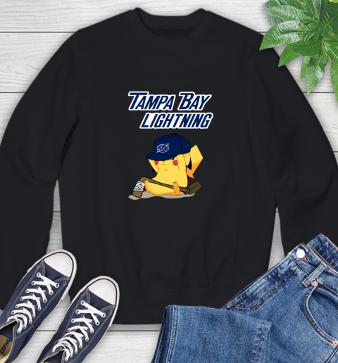 NHL Pikachu Hockey Sports Tampa Bay Lightning Sweatshirt 2
