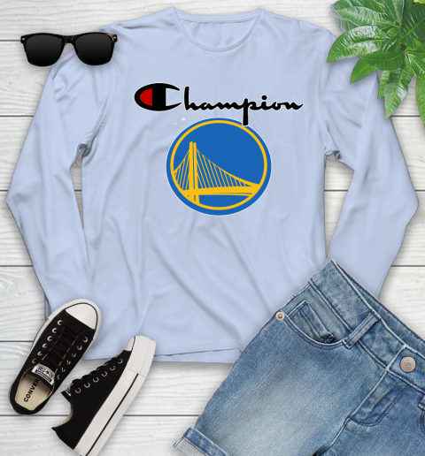 NBA Basketball Golden State Warriors Champion Shirt Youth Long Sleeve 6
