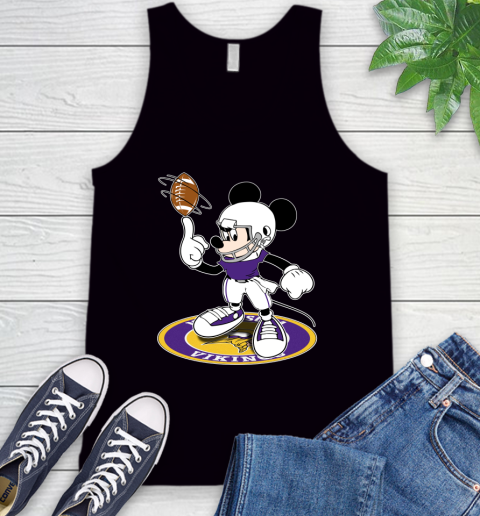NFL Football Minnesota Vikings Cheerful Mickey Disney Shirt Tank Top