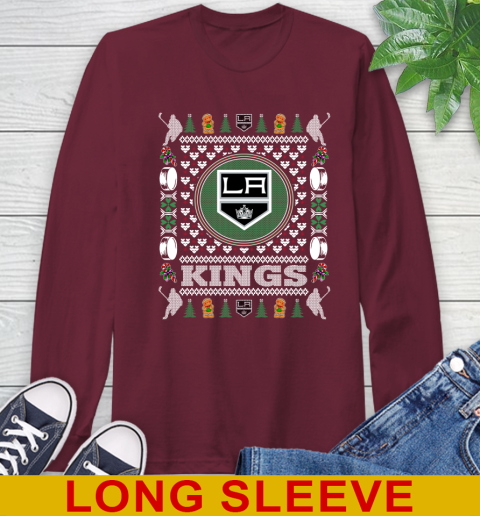 Los Angeles Kings Merry Christmas NHL Hockey Loyal Fan Long Sleeve T-Shirt 7