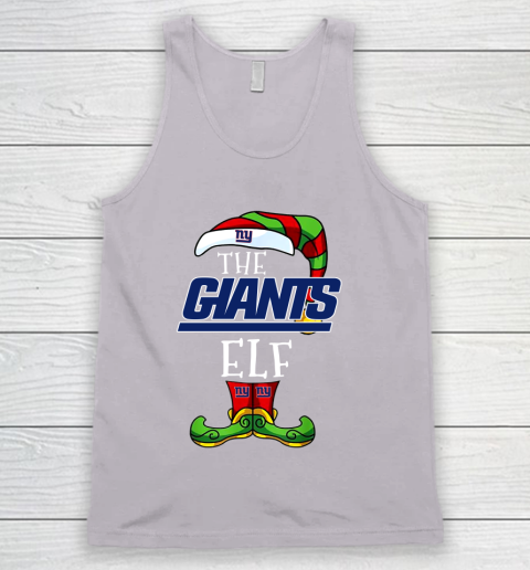 New York Giants Christmas ELF Funny NFL Tank Top 3