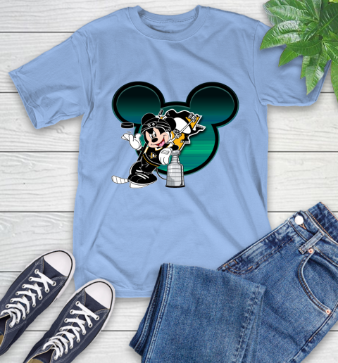 NHL Pittsburgh Penguins Stanley Cup Mickey Mouse Disney Hockey T Shirt T-Shirt 11