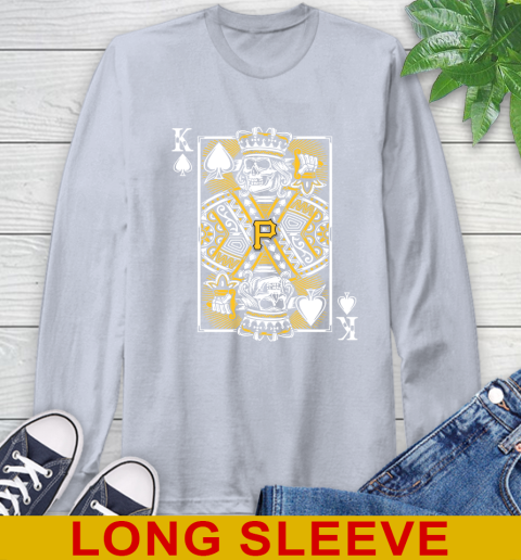 Pittsburgh Pirates MLB Baseball The King Of Spades Death Cards Shirt Long Sleeve T-Shirt 6