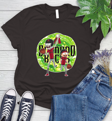 MLB Arizona Diamondbacks Rick And Morty Baseball Sports Women's T-Shirt 8