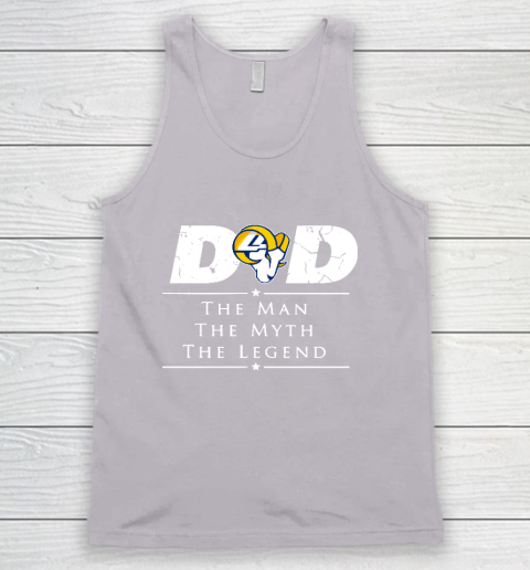 Los Angeles Rams NFL Football Dad The Man The Myth The Legend Tank Top 3