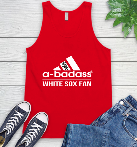 MLB A Badass Chicago White Sox Fan Adidas Baseball Sports Tank Top 5