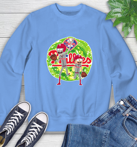 MLB Philadelphia Phillies Rick And Morty Baseball Sports Sweatshirt 11