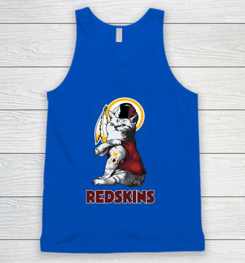 NFL Football My Cat Loves Washington Redskins Tank Top 4