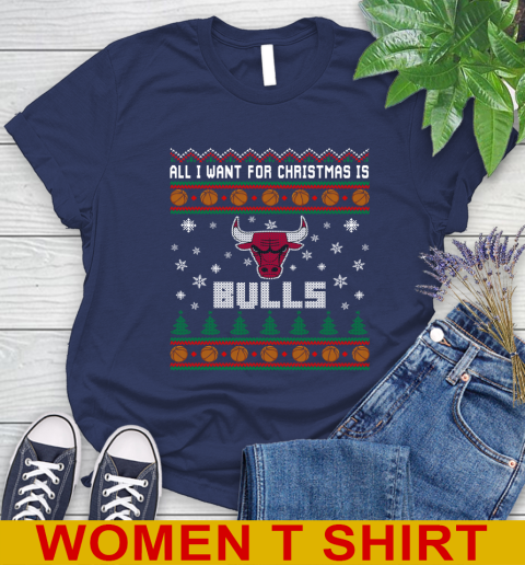 NBA All I Want For Christmas Is Chicago Bulls Basketball Sports 96