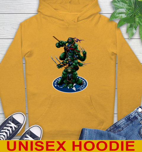 NBA Basketball Minnesota Timberwolves Teenage Mutant Ninja Turtles Shirt Hoodie 3