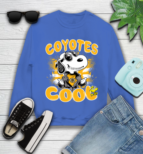 NHL Hockey Boston Bruins Cool Snoopy Shirt Youth Sweatshirt 5