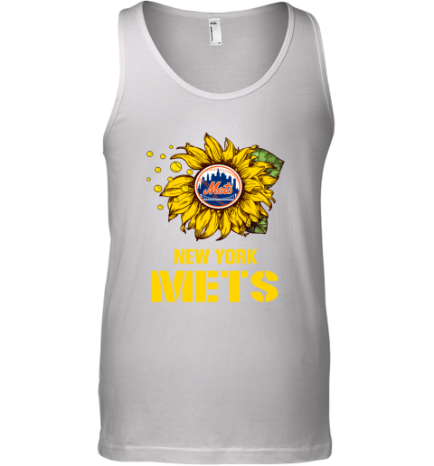 New York Mets Sunflower MLB Baseball Tank Top