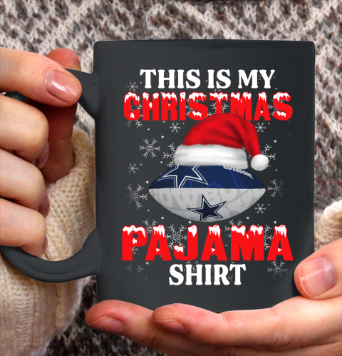 Dallas Cowboys This Is My Christmas Pajama Shirt NFL Ceramic Mug 11oz 2