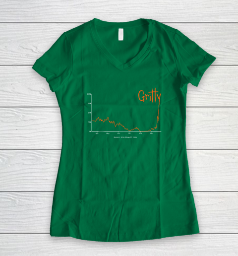 Gritty Tigers Women's V-Neck T-Shirt 3