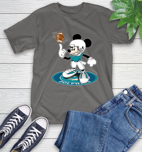 NFL Football Miami Dolphins Cheerful Mickey Disney Shirt T-Shirt 10