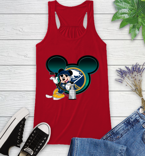 NHL Buffalo Sabres Stanley Cup Mickey Mouse Disney Hockey T Shirt Racerback Tank 6
