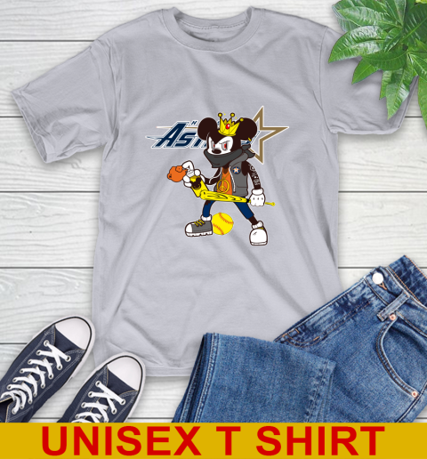 Houston Astros MLB Baseball Mickey Peace Sign Sports T-Shirt 6