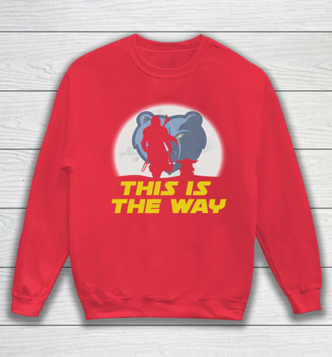 Memphis Grizzlies NBA Basketball Star Wars Yoda And Mandalorian This Is The Way Sweatshirt 7