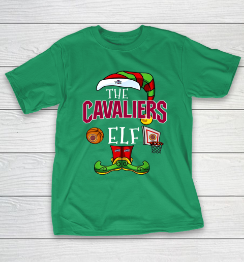 Cleveland Cavaliers Christmas ELF Funny NBA T-Shirt 5
