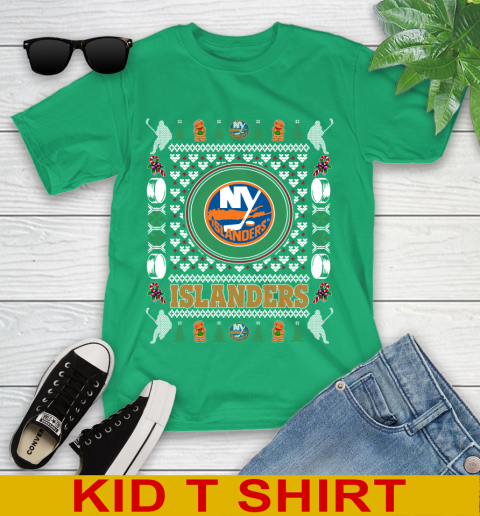 New York Islanders Merry Christmas NHL Hockey Loyal Fan Youth T-Shirt 7