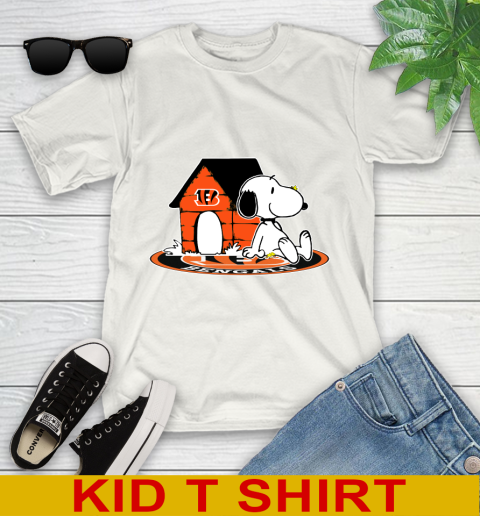 NFL Football Cincinnati Bengals Snoopy The Peanuts Movie Shirt Youth T-Shirt
