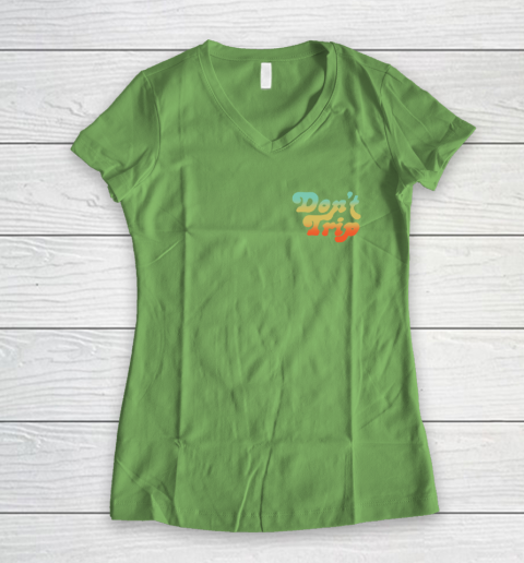 Dont Trip Vote Shirt - Harry Styles Vote (print in front and back) Women's V-Neck T-Shirt 5