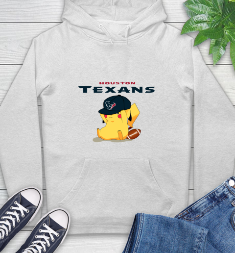 NFL Pikachu Football Sports Houston Texans Hoodie