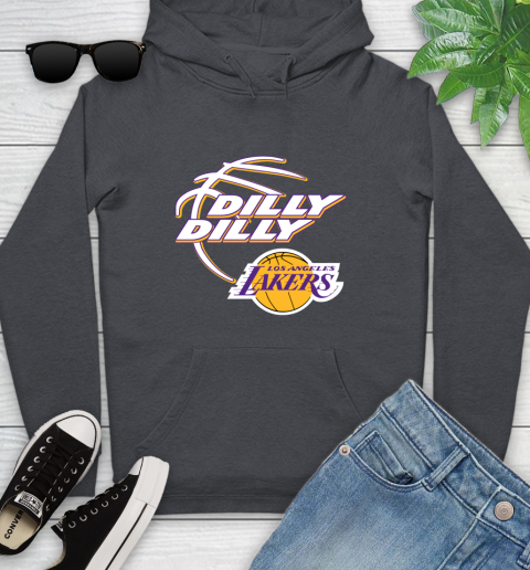 NBA Los Angeles Lakers Dilly Dilly Basketball Sports Youth Hoodie 8