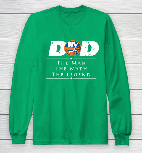 New York Islanders NHL Ice Hockey Dad The Man The Myth The Legend Long Sleeve T-Shirt 4