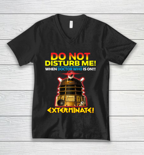 Do Not Disturb Me Doctor Who V-Neck T-Shirt