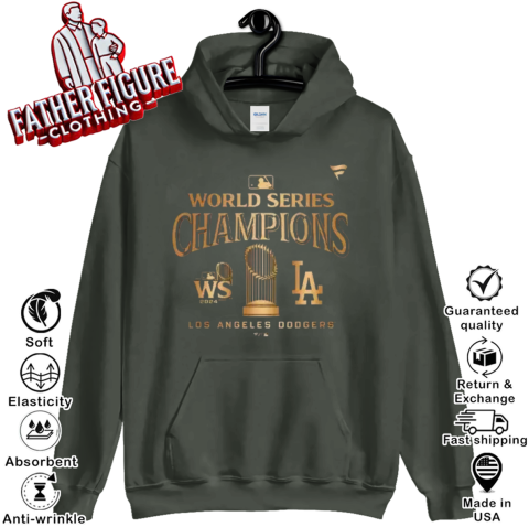 ブランド雑貨総合 Los Angeles Dodgers 2024 World Series Champions Hoodie 記念グッズ