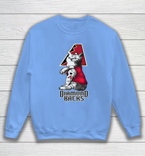 MLB Baseball My Cat Loves Arizona Diamondbacks Sweatshirt 8