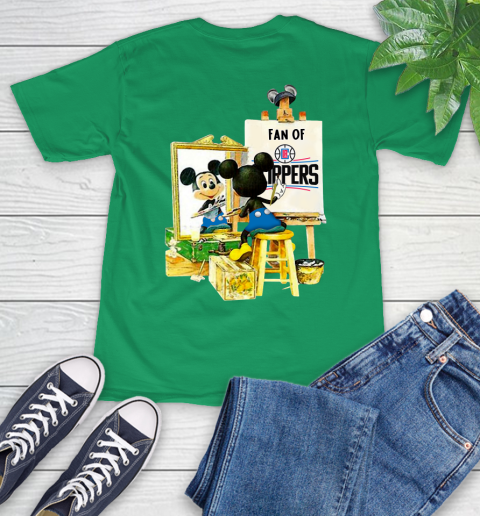 NBA Basketball LA Clippers Mickey Drawing Shirt 8