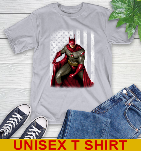 New Jersey Devils NHL Hockey Batman DC American Flag Shirt T-Shirt 5
