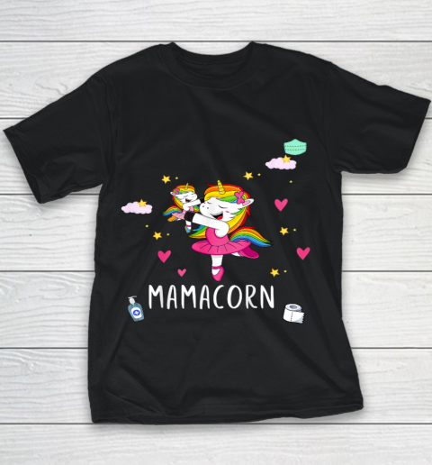 Womens Mamacorn Shirt for Women Unicorn Mama Youth T-Shirt