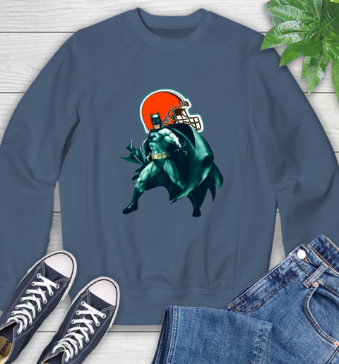 NFL Batman Football Sports Cleveland Browns Sweatshirt 7