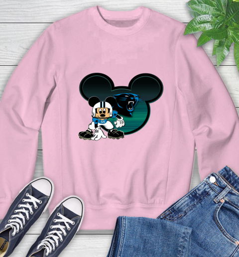 NFL Carolina Panthers Mickey Mouse Disney Football T Shirt Sweatshirt 9