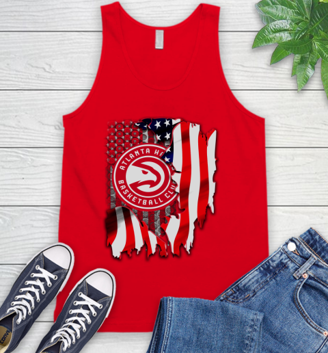 Atlanta Hawks NBA Basketball American Flag Tank Top 5