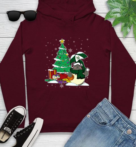 Milwaukee Bucks NBA Basketball Cute Tonari No Totoro Christmas Sports Youth Hoodie 7