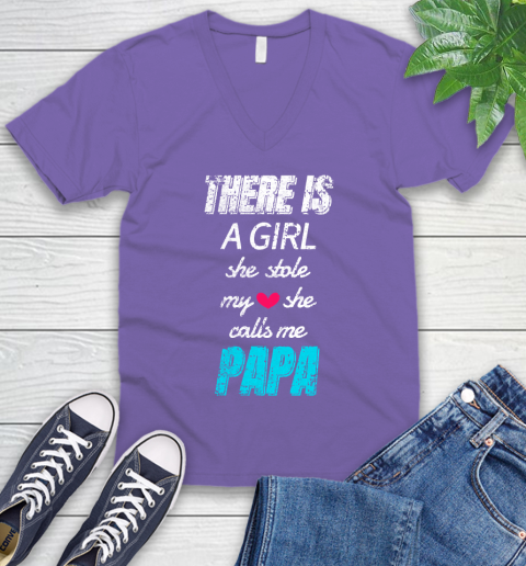 Father S Day Funny Gift Ideas Apparel I Love My Daughter Dad Father T Shirt V Neck T Shirt Itees Global