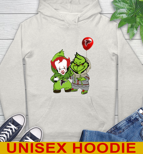 Atlanta Falcons Baby Pennywise Grinch Christmas NFL Football Hoodie 12