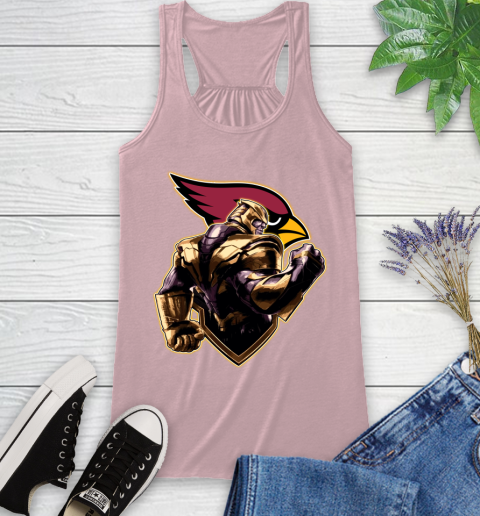 NFL Thanos Avengers Endgame Football Sports Arizona Cardinals Racerback Tank 11