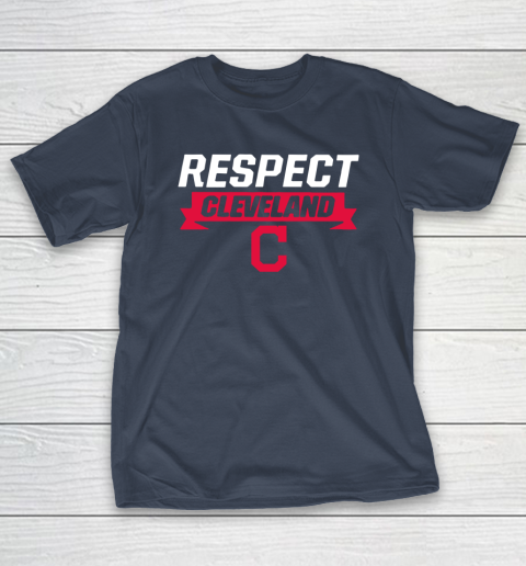 respect cleveland indians shirt