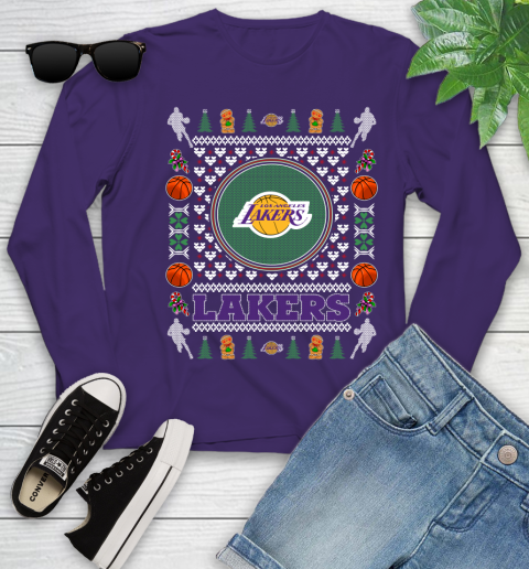 Los Angeles Lakers Merry Christmas NBA Basketball Loyal Fan Ugly Shirt 127