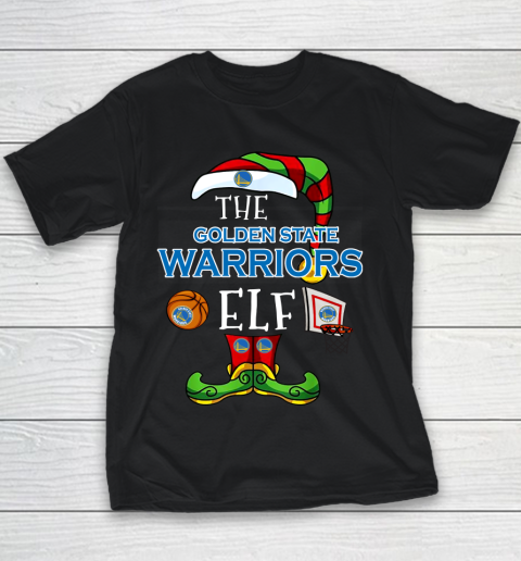 Golden State Warriors Christmas ELF Funny NBA Youth T-Shirt